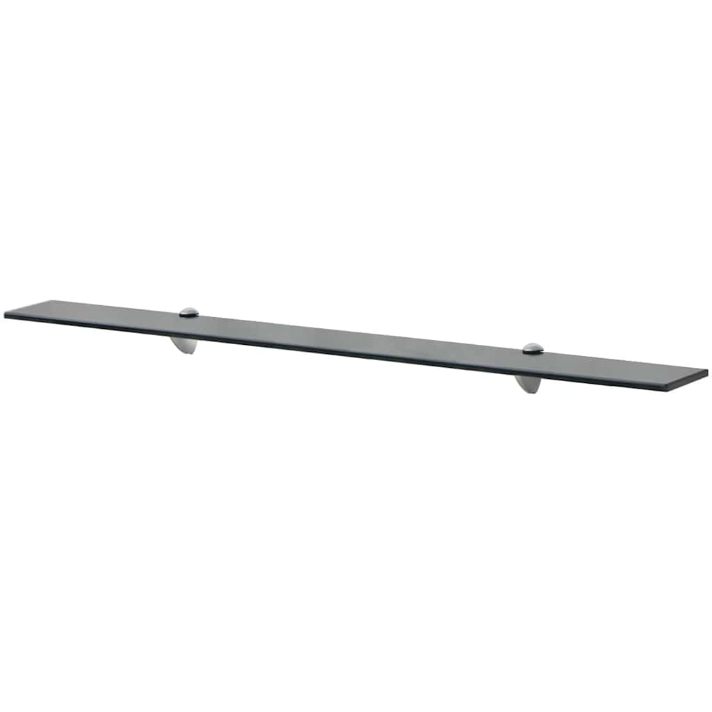 vidaXL Floating Shelves 2 pcs Glass 100x20 cm 8 mm 2