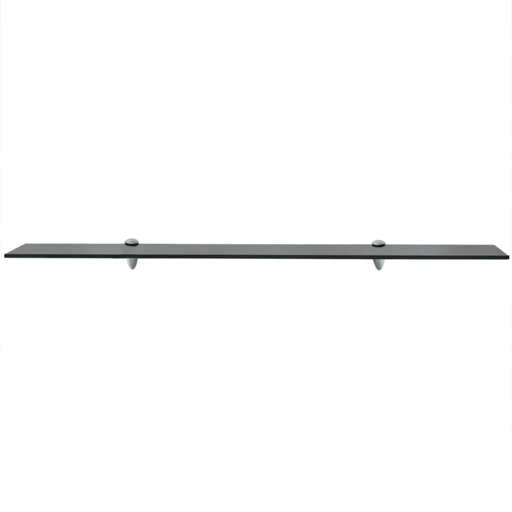 vidaXL Floating Shelves 2 pcs Glass 100x20 cm 8 mm 3