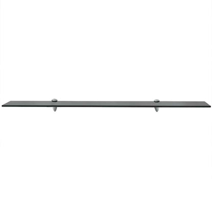 vidaXL Floating Shelves 2 pcs Glass 100x20 cm 8 mm 3