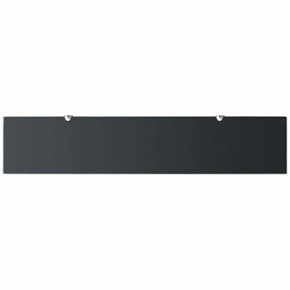 vidaXL Floating Shelves 2 pcs Glass 100x20 cm 8 mm 4
