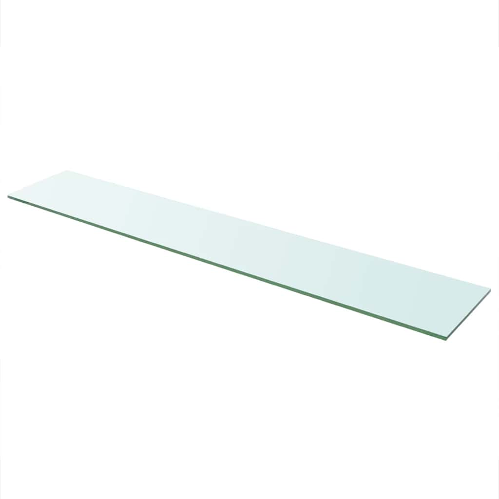 vidaXL Glass Panel | Set of 2 | Clear | Tempered glass | 110 x 20 cm 2