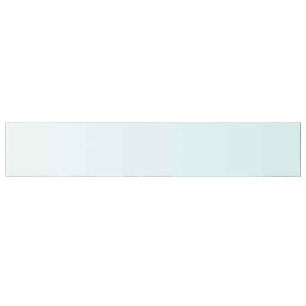 vidaXL Glass Panel | Set of 2 | Clear | Tempered glass | 110 x 20 cm 3