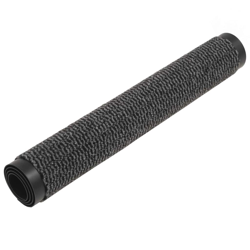vidaXL Dust Control Mats 2 pcs Rectangular Tufted 80x120 cm Anthracite 3
