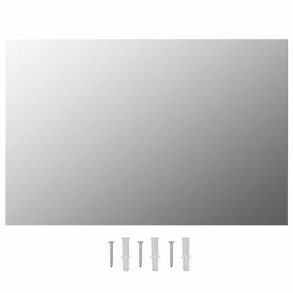 vidaXL Wall Mirror | Set of 2 | Clear | Glass | 60x40 cm | Mirror | Wall Mirror 2