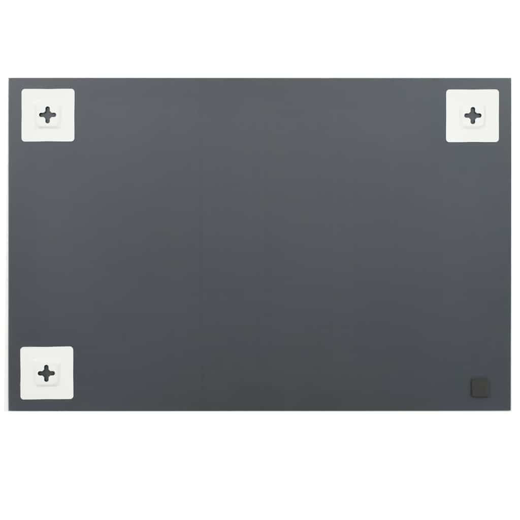 vidaXL Wall Mirror | Set of 2 | Clear | Glass | 60x40 cm | Mirror | Wall Mirror 3