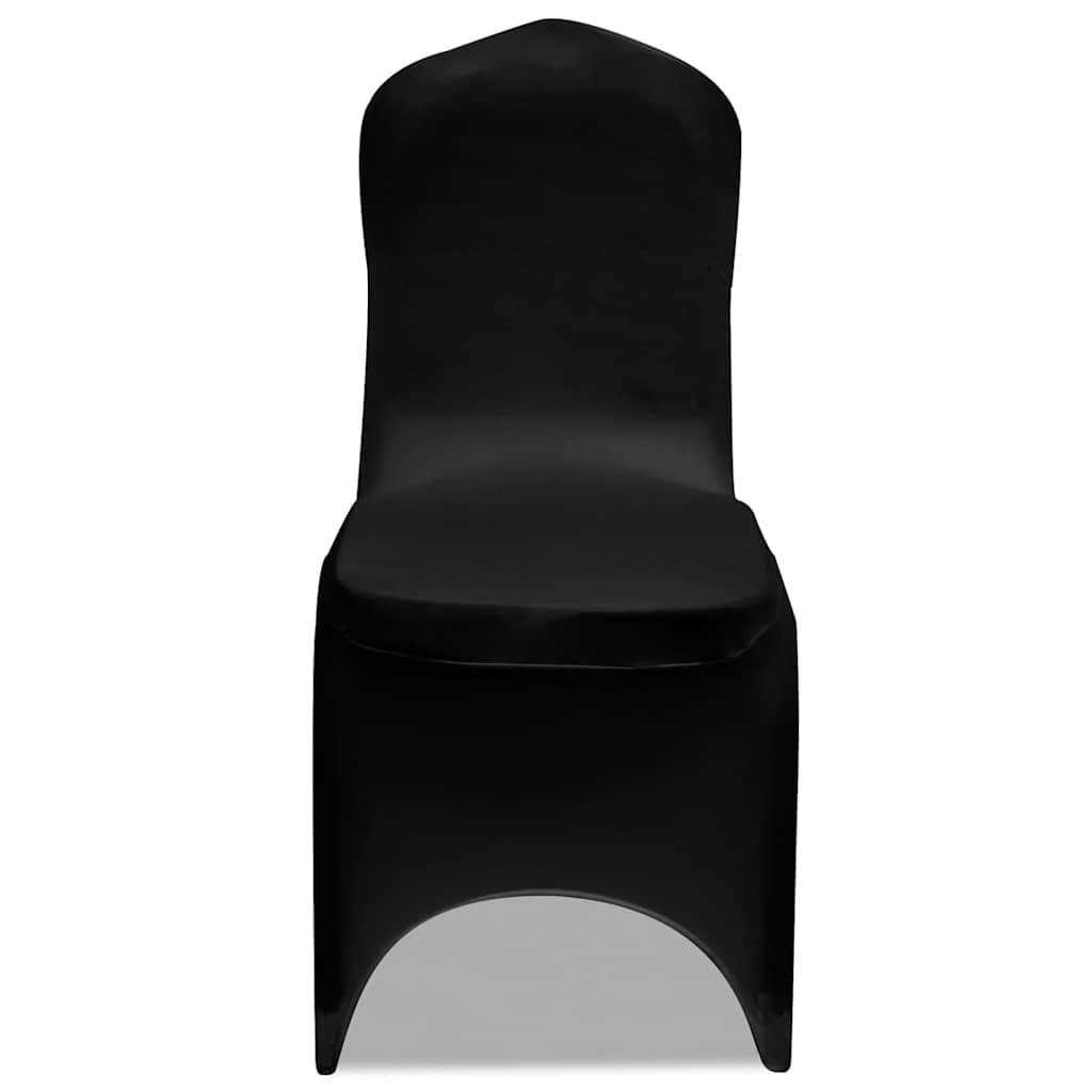 vidaXL Chair Cover | Set of 18 | Black | 90% Polyester, 10% Elastane 3