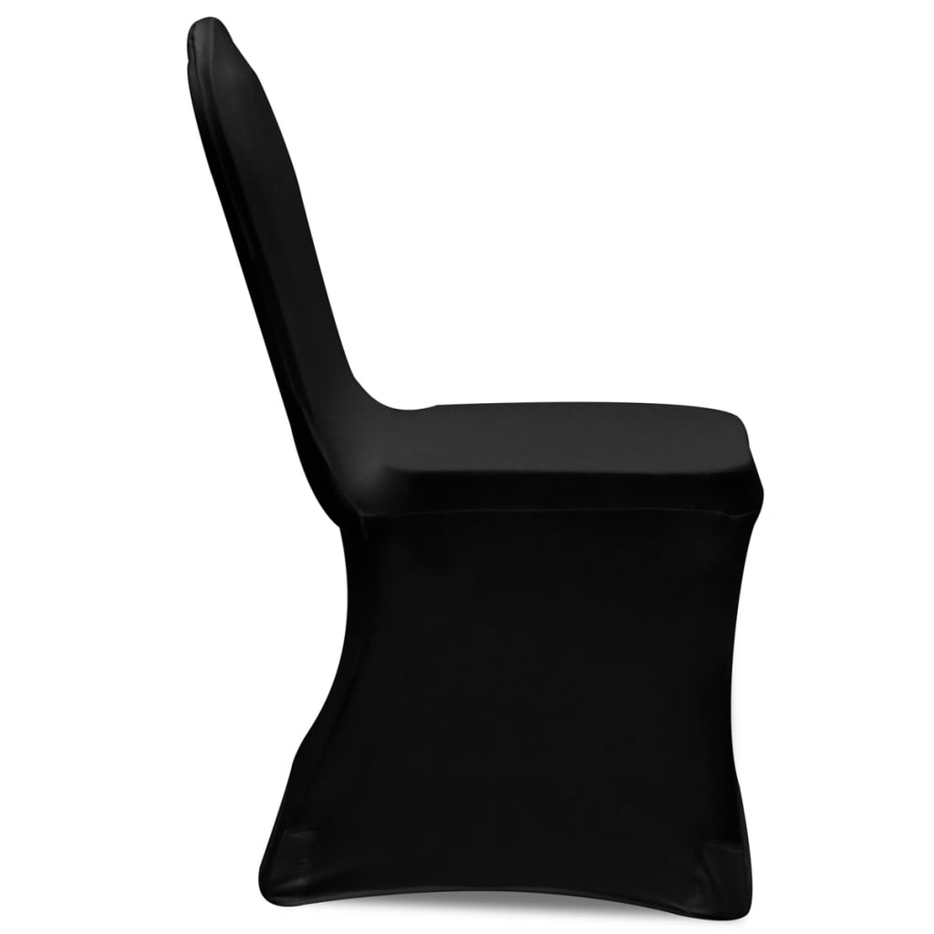 vidaXL Chair Cover | Set of 18 | Black | 90% Polyester, 10% Elastane 4