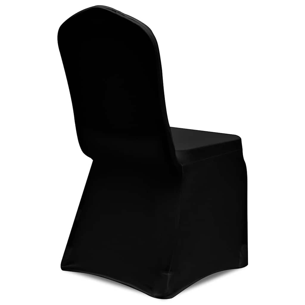 vidaXL Chair Cover | Set of 18 | Black | 90% Polyester, 10% Elastane 5