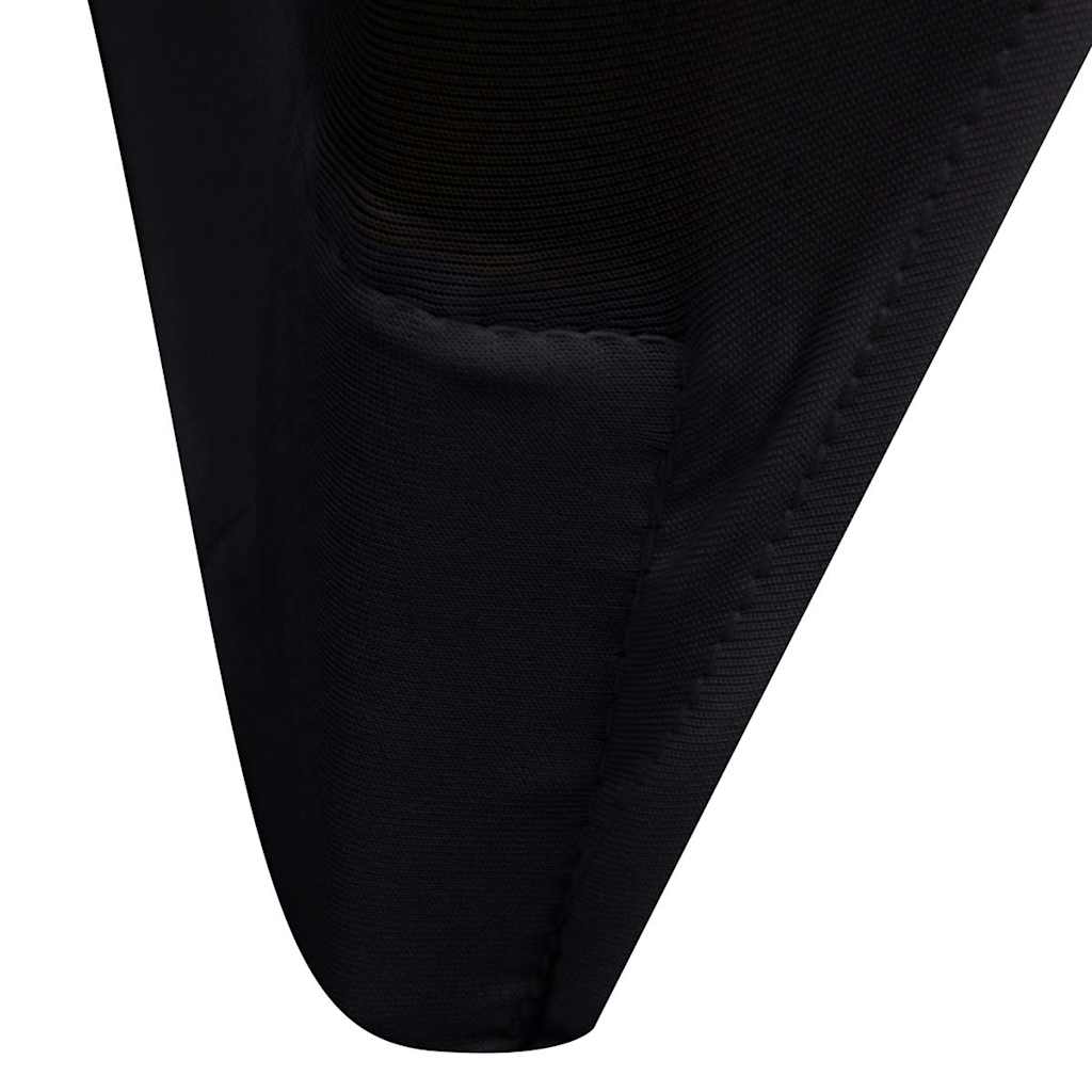 vidaXL Chair Cover | Set of 18 | Black | 90% Polyester, 10% Elastane 6