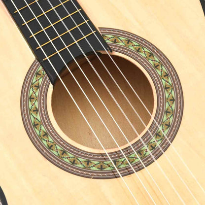 vidaXL Classical Guitar for Beginner and Kid 3/4 36 Basswood 6