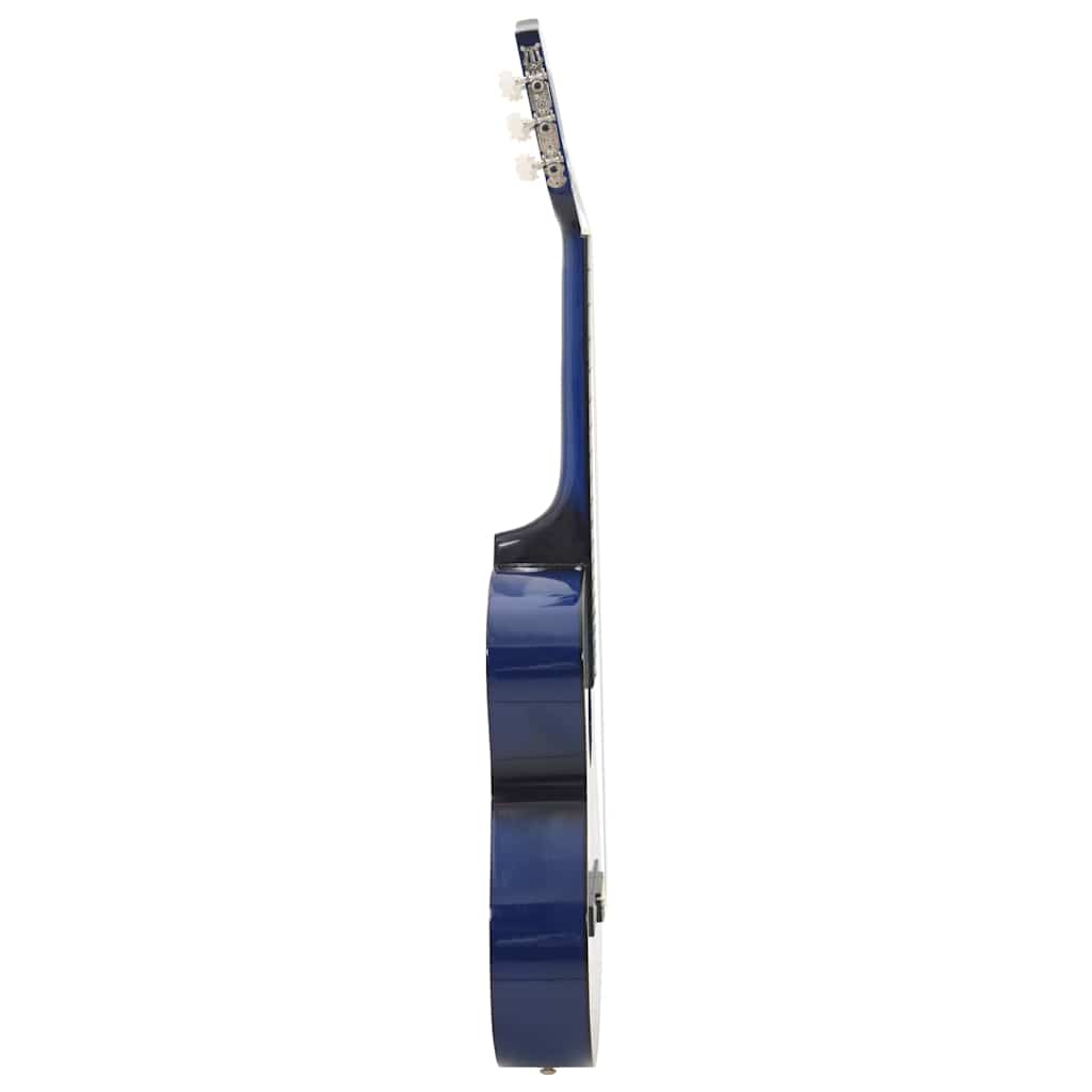 vidaXL Classical Guitar for Beginner and Kids Blue 3/4 36" 4