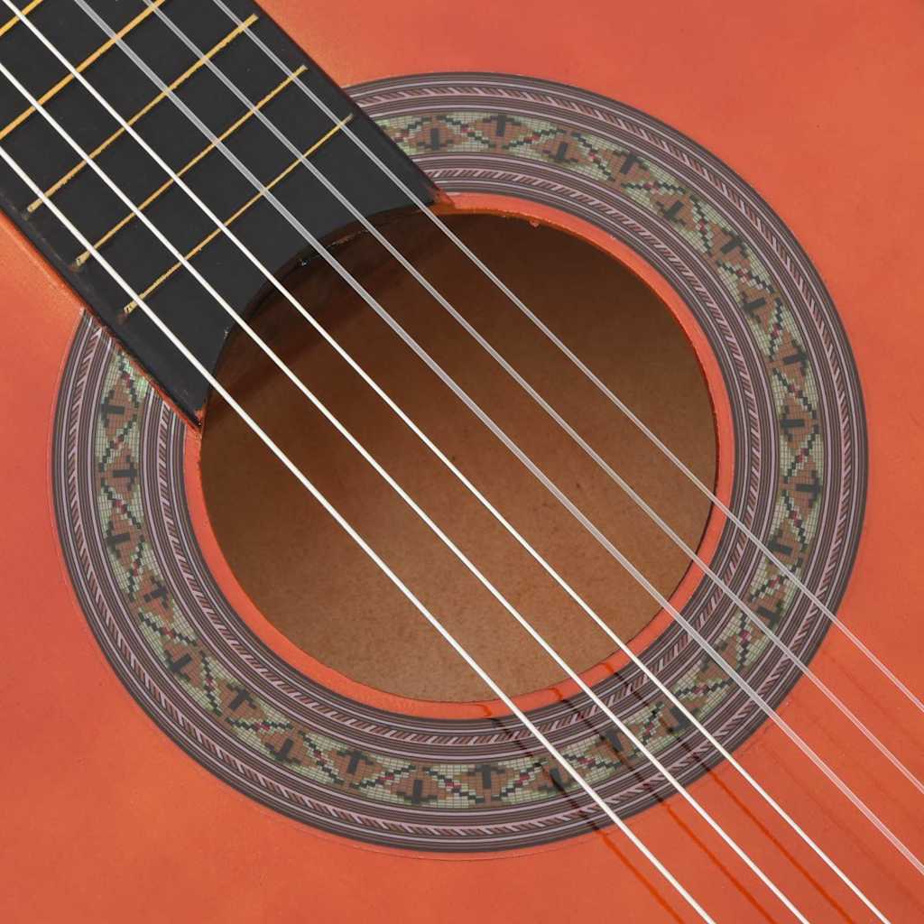 vidaXL Classical Guitar for Beginner and Kid 3/4 36" Basswood 6