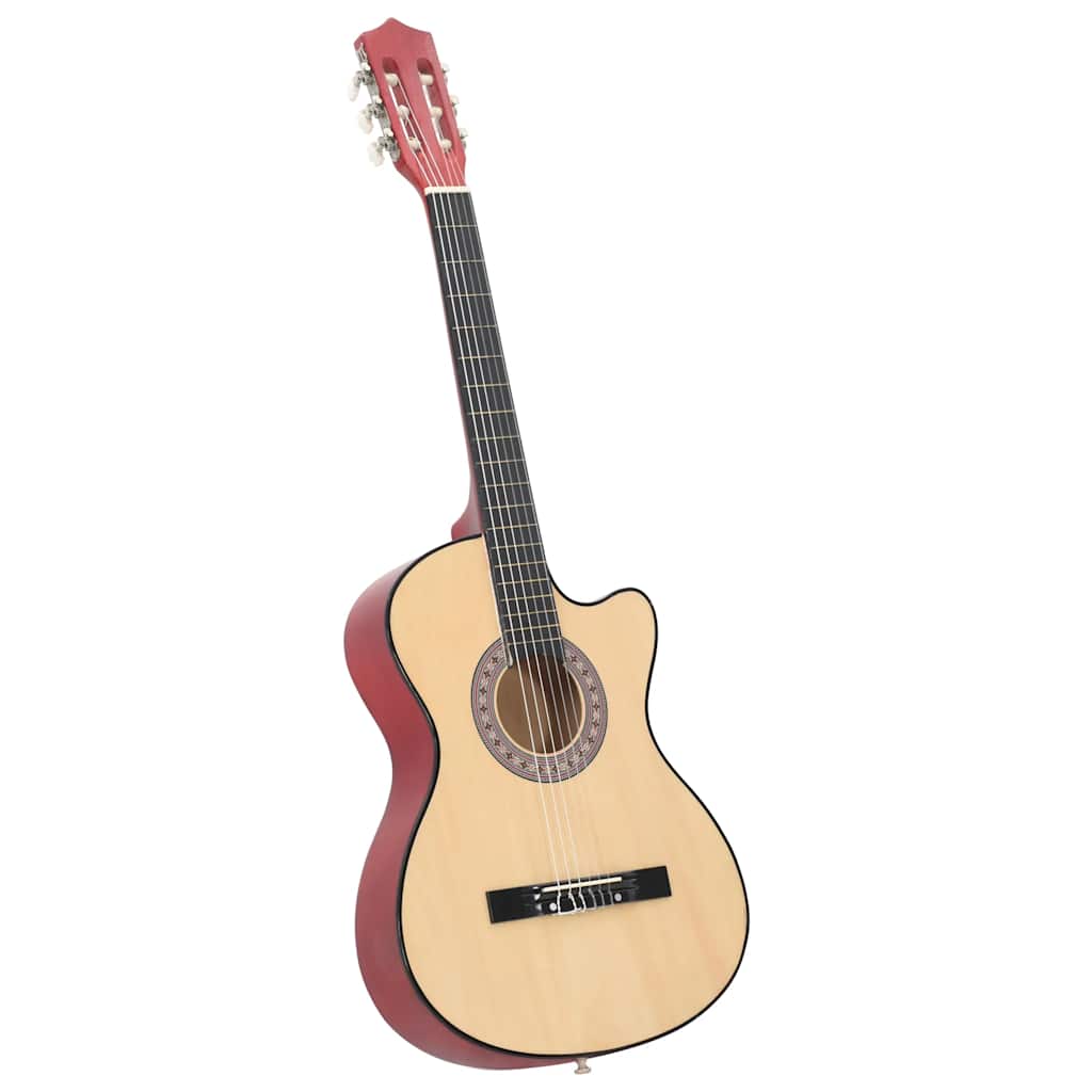 vidaXL Western Acoustic Cutaway Guitar with 6 Strings 38 Basewood 2