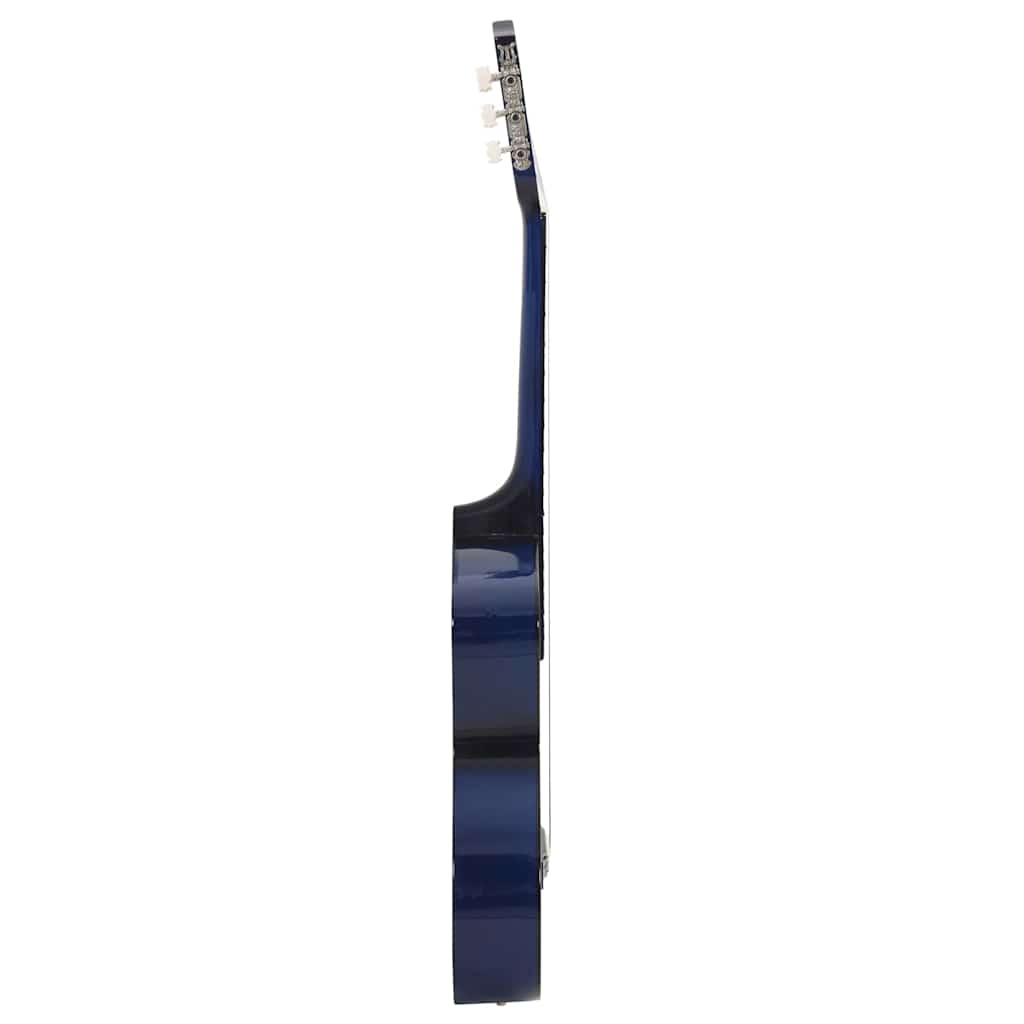 vidaXL Western Classical Cutaway Guitar with 6 Strings Blue Shaded 38 4