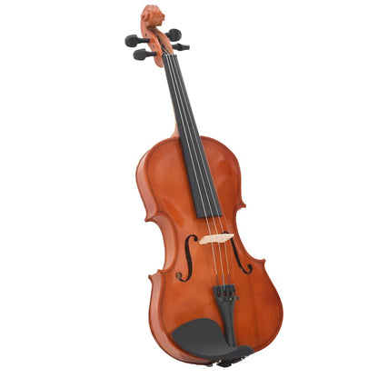 Violin Full Set with Bow and Chin Rest 4/4 Brown