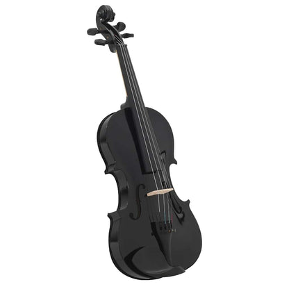 Violin Full Set with Bow and Chin Rest 4/4 Black