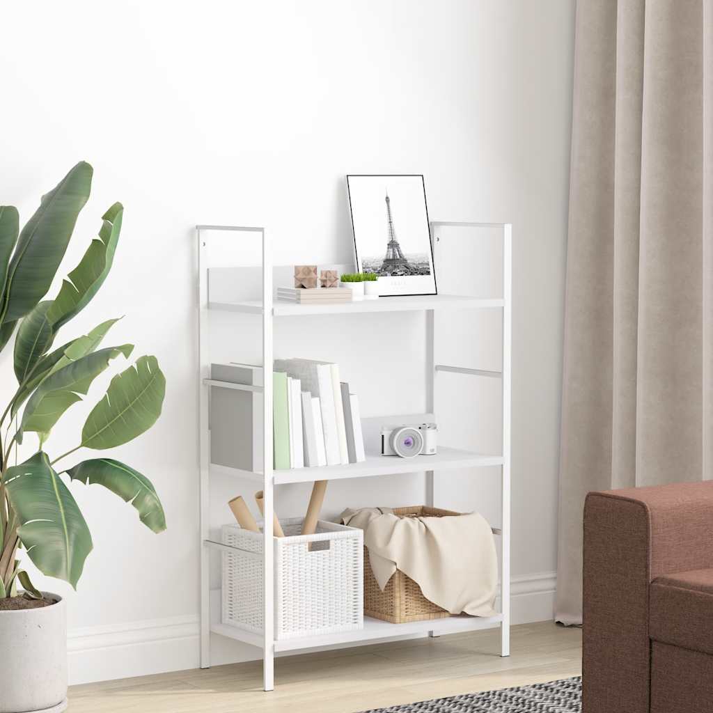 vidaXL Shelf Cabinet | White | Engineered wood, steel | Medium | Bookshelf 3