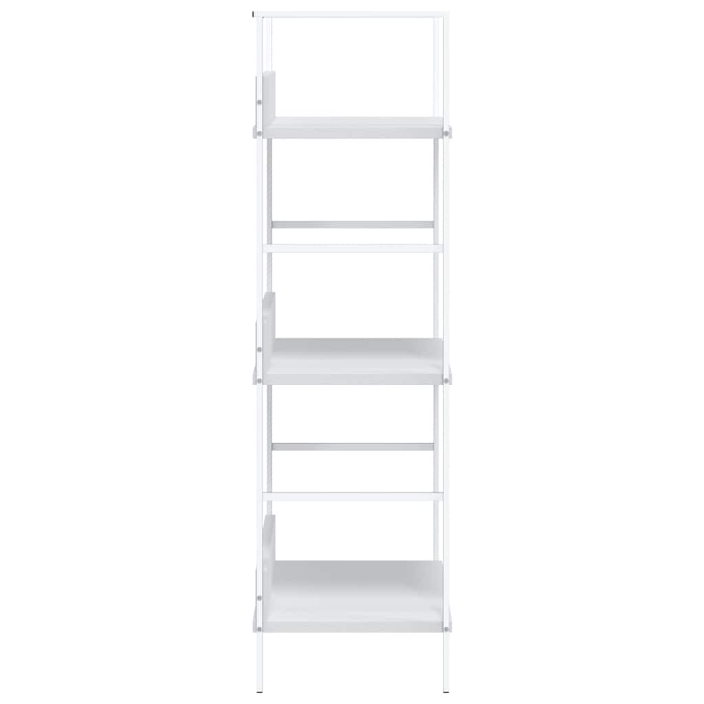 vidaXL Shelf Cabinet | White | Engineered wood, steel | Medium | Bookshelf 6