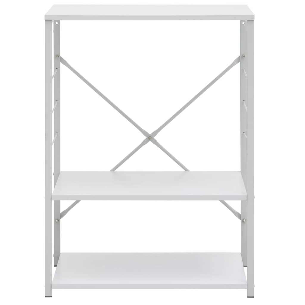 vidaXL Microwave Cabinet White 60x39.6x79.5 cm Engineered Wood 3