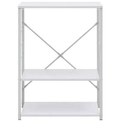 vidaXL Microwave Cabinet White 60x39.6x79.5 cm Engineered Wood 3
