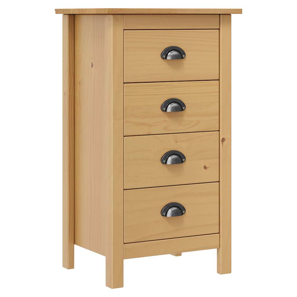 288911 vidaXL Sideboard "Hill" 46x35x80 cm Solid Pine Wood 1