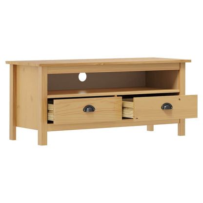vidaXL TV Cabinet | Honey Brown | Solid Pine Wood | Medium | TV Cabinet 3