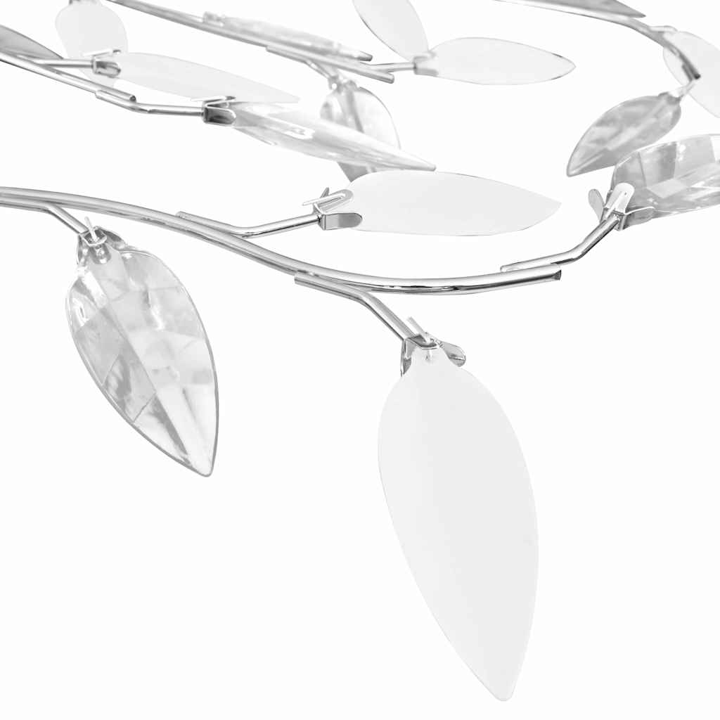 vidaXL Ceiling Lamp | White | Chrome, Acrylic | 100 cm diameter 4