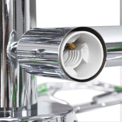 vidaXL Ceiling Lamp | Green, Chrome | Chrome, Acrylic | Medium | Lights 5