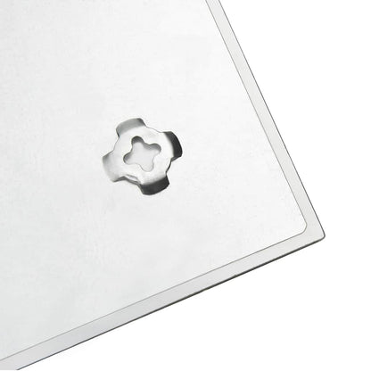 vidaXL Wall Mounted Magnetic Board Glass 80x60 cm 6