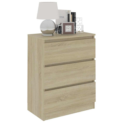 vidaXL Sideboard | Sonoma oak | Engineered wood | Medium | Sideboard 3