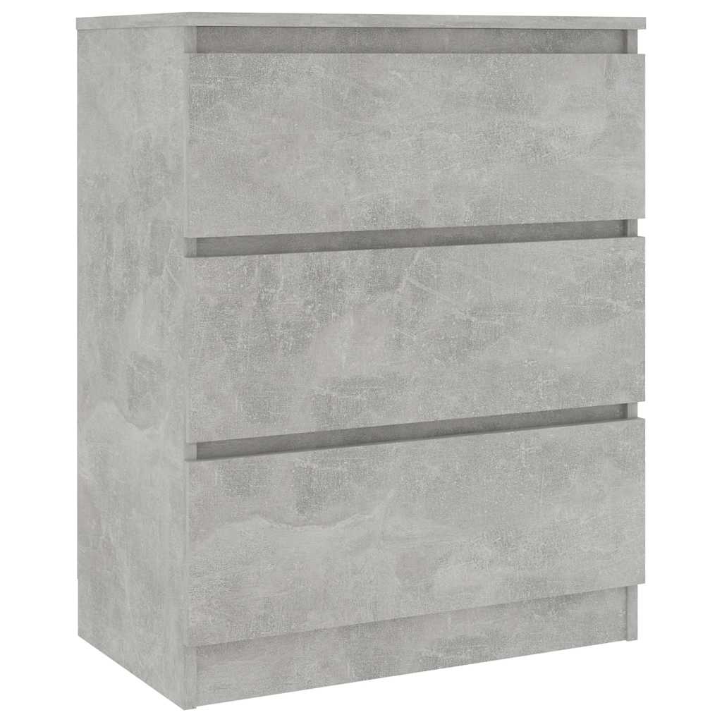 vidaXL Sideboard Concrete Grey 60x35x76 cm Engineered Wood 2