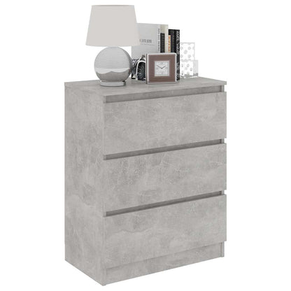 vidaXL Sideboard Concrete Grey 60x35x76 cm Engineered Wood 3