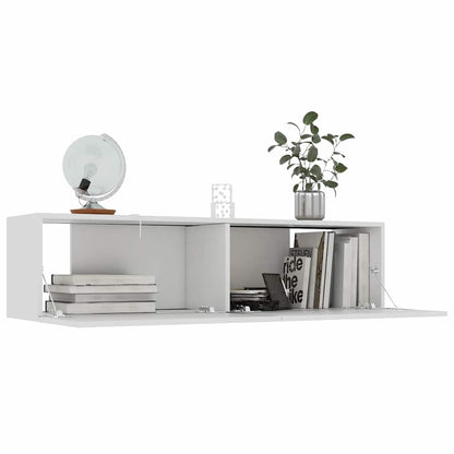 vidaXL TV Cabinet White 120x30x30 cm Engineered Wood 3