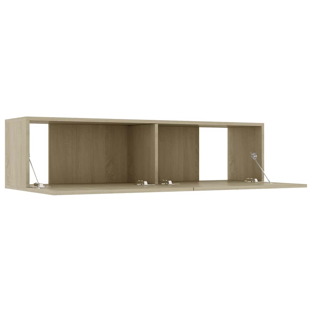 vidaXL TV Cabinet Sonoma Oak 120x30x30 cm Engineered Wood 5