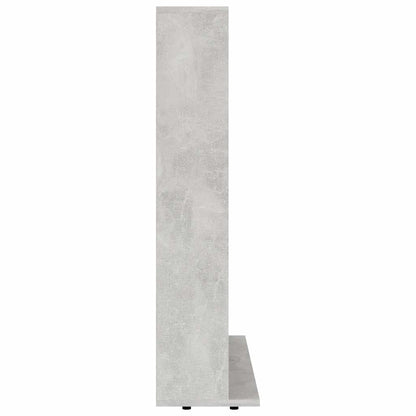 801791 vidaXL CD Cabinet Concrete Grey 100x23x89,5 cm Engineered Wood 4