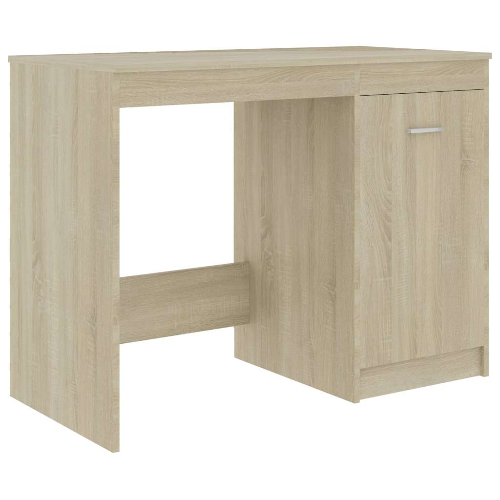 vidaXL Desk | Sonoma oak | Engineered wood | 100 cm x 50 cm x 76 cm 2