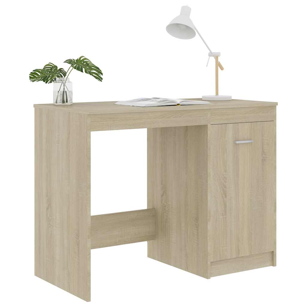 vidaXL Desk | Sonoma oak | Engineered wood | 100 cm x 50 cm x 76 cm 5