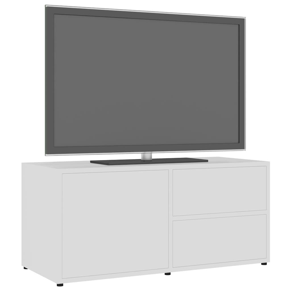 vidaXL Tv Cabinet | White | Engineered Wood | Medium | Tv Cabinet | Rectangular 4