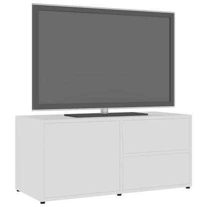 vidaXL Tv Cabinet | White | Engineered Wood | Medium | Tv Cabinet | Rectangular 4