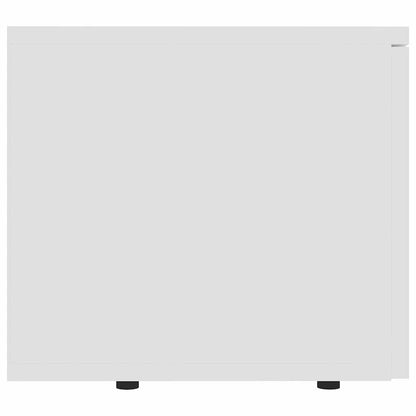 801859 vidaXL TV Cabinet White 80x34x30 cm Engineered Wood 6