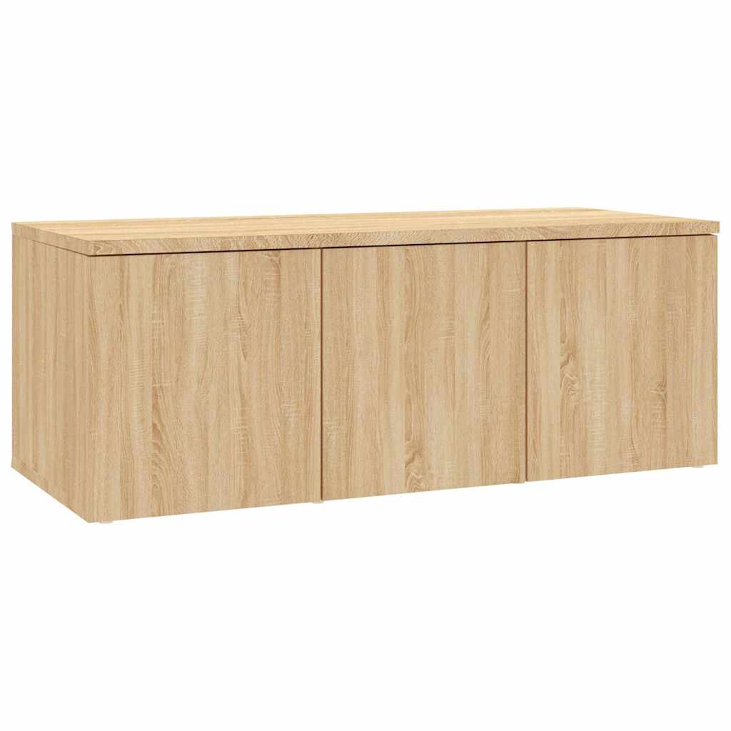 801862 vidaXL TV Cabinet Sonoma Oak 80x34x30 cm Engineered Wood 2