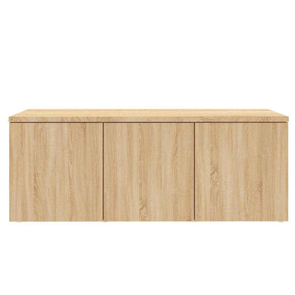 801862 vidaXL TV Cabinet Sonoma Oak 80x34x30 cm Engineered Wood 4
