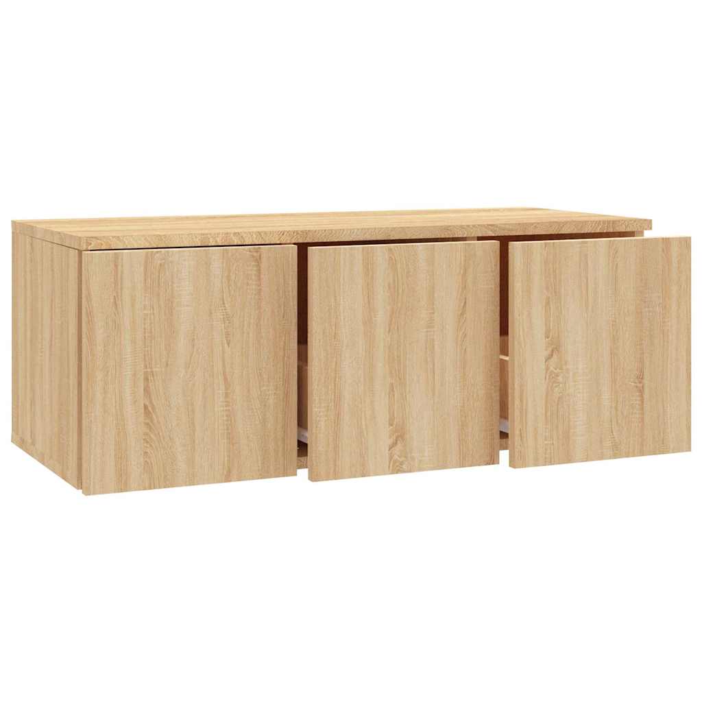 801862 vidaXL TV Cabinet Sonoma Oak 80x34x30 cm Engineered Wood 5