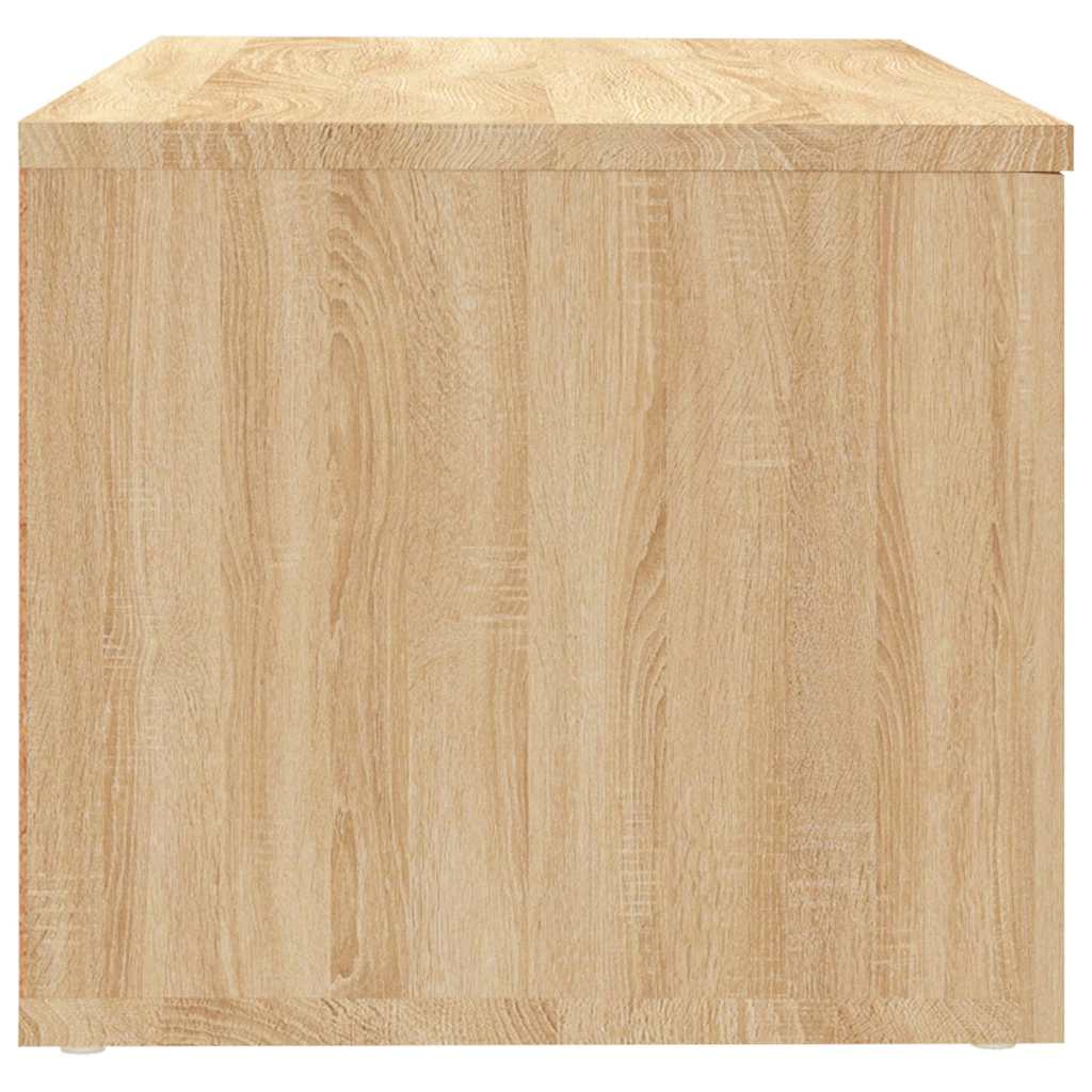 801862 vidaXL TV Cabinet Sonoma Oak 80x34x30 cm Engineered Wood 6