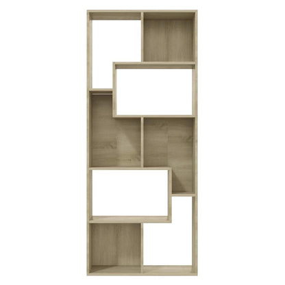 Book Cabinet 67x24x161 cm Engineered Wood Sonoma oak