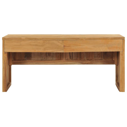 vidaXL TV Cabinet | Natural Teak | Solid Teak Wood | Medium | TV Cabinet 3