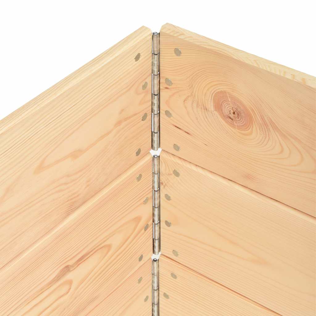 vidaXL Pallet Collars 3 pcs 50x100 cm Solid Pine Wood 5