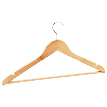 vidaXL Hanger | Set of 50 | Light brown | Hardwood, Metal | Standard | Rotatable 3