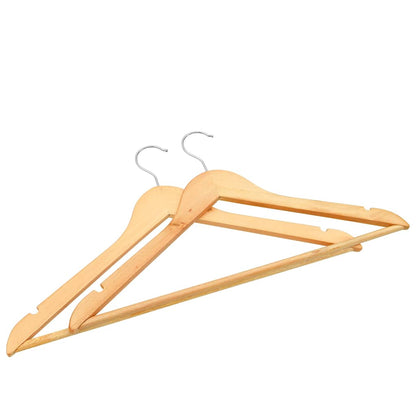 vidaXL Hanger | Set of 50 | Light brown | Hardwood, Metal | Standard | Rotatable 4