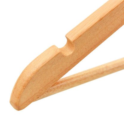 vidaXL Hanger | Set of 50 | Light brown | Hardwood, Metal | Standard | Rotatable 5